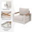 Fauteuil de patio avec coussins
