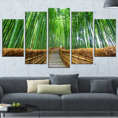 " Path To Bamboo Forest " 5 - Pieces