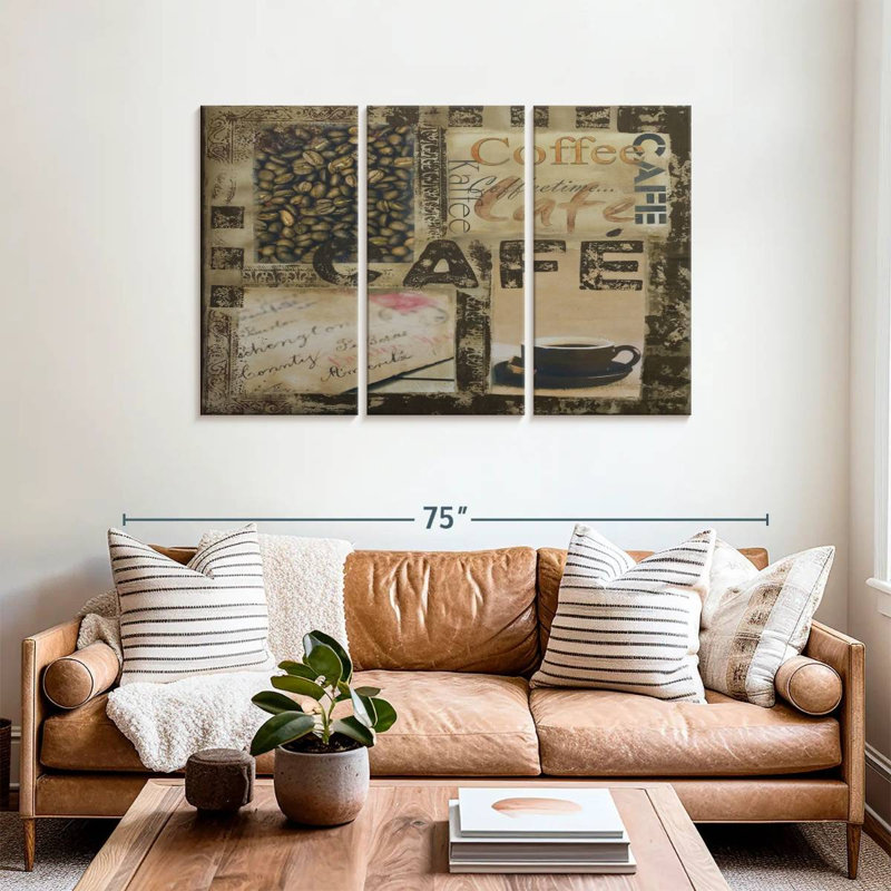 Yarlin Cafe Collage, 36" H x 57" W