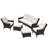5 Piece Sectional Seating Group with Cushions-108643246