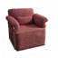 Fauteuil demi-tonneau rembourré et pivotant-41376915
