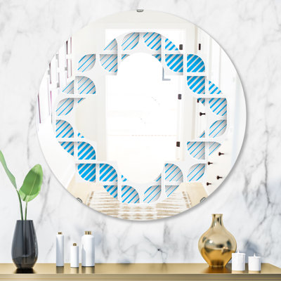 Miroir mural moderne et contemporain Quatrefoil