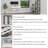 Edeltraud Writing Desk with Drawers, White Desk-175753550