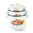 Spring Bouquet Enamelware Steel Pot with Lid