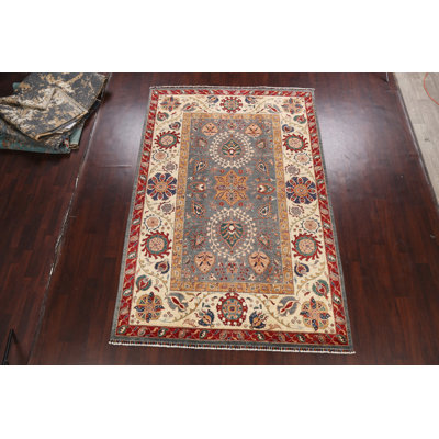 Tapis floral floral Kazak