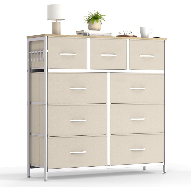 9 Drawer Storage Drawer, Beige