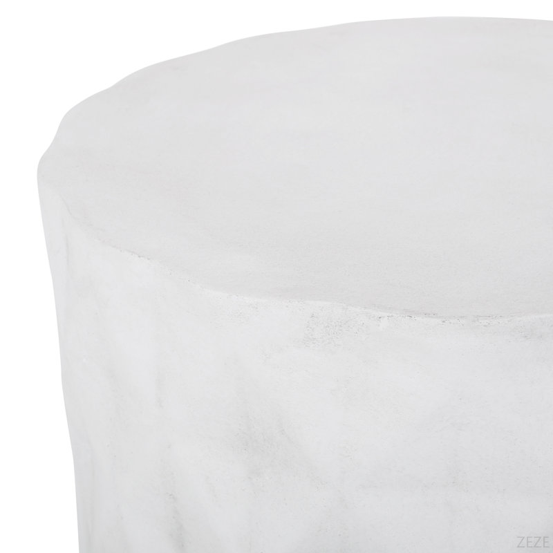 Outdoor Lightweight Concrete Side Table