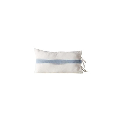 Cotton Striped Lumbar Pillow Cover