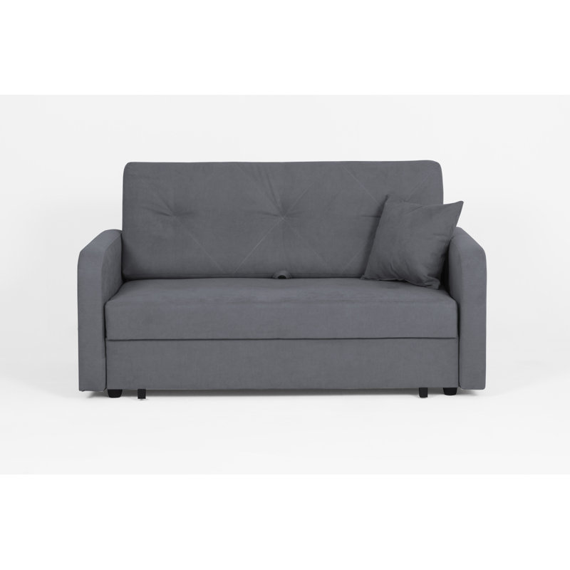 2 Seater Fabric Sofa, Grey