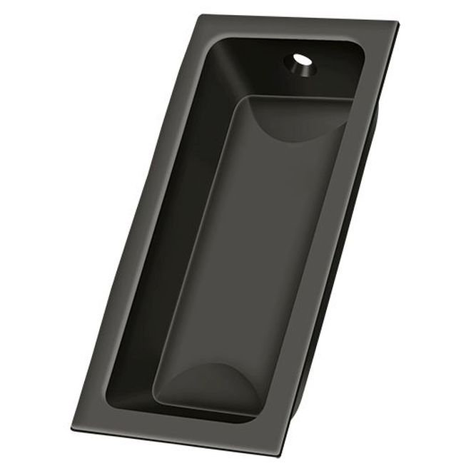 Deltana FP227U10B Flush Pull, Large, 3-5/8" x 1-3/4" x 1/2" in Oil-rubbed Bronze, Oil Rubbed Bronze