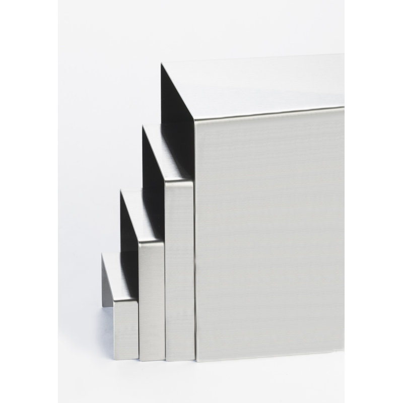 Ensemble de contremarches en acier inoxydable