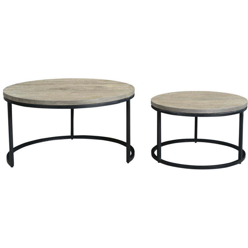 Winham Solid Wood Top Nesting Tables