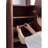 58.27" Brown Rectangular Solid Wood Shoe Storage