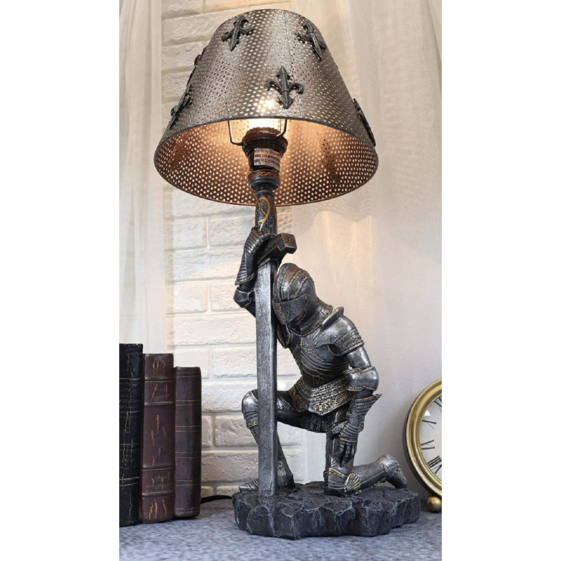 Lampe de table en résine