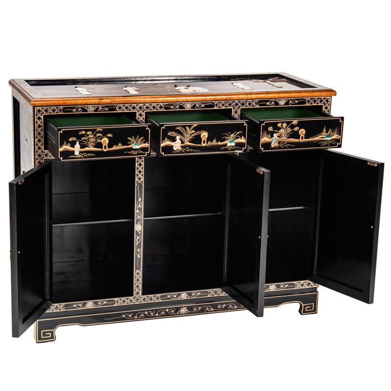 Abifoluwa 46'' Solid Wood Sideboard