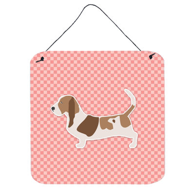 Décoration murale damier hound