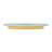 S/4 Enamel Dinner Plate - Two Tone