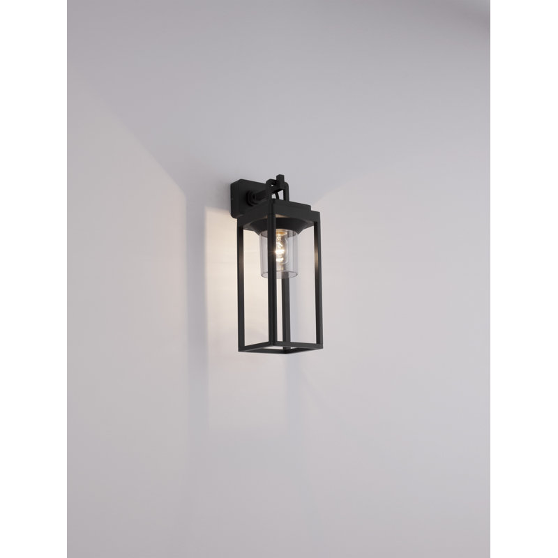 Black Outdoor Wall Lantern