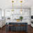 Levona 1 - Light 5.9" Kitchen Island Pendant with Clear Hammered Glass Shade-2008745532