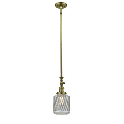 Luminaire suspendu cylindrique à 1 lumière Iyana