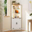 Caleal Lighted Curio Bookcases-1649290670