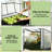 Spacious Raised Garden Bed,Flower Boxs,Elevated Plant Boxs