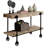 Industrial Style Sofa Table, Console Table With Open Bottom Shelf