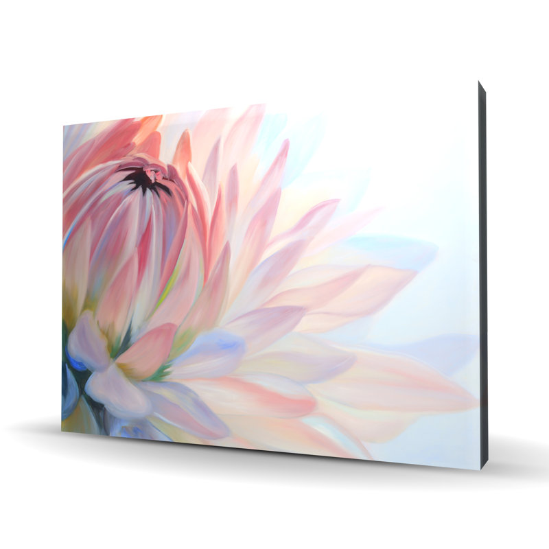 Lotus fleur pastel - Toile botanique exotique pour la décoration intérieure