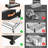 Under Bed Storage With Wheels, 2 Pack Under Bed Storage Containers With Clear Lid, XXL 60L Underbed Storage Bins, Rolling Under Bed Metal Drawers For Clothes, Blankets, Shoes, Black