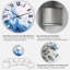 Horloge murale moderne Art liquide II-1303475307