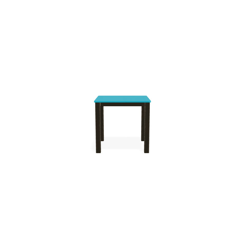 Robinett Outdoor Square Side Table, Kona P10, Textured Beachwood