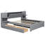 Lit plateforme tapissier avec tiroirs et tablettes de lecture-1564336206
