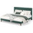 Platform Bed Frame, Modern Bed Frame With Upholstered Headboard And Strong Slats Support, No Boxing Spring Needed-1324753753-1324753749
