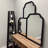 Azair Wood Frame Arch Wall Mirror-612922092