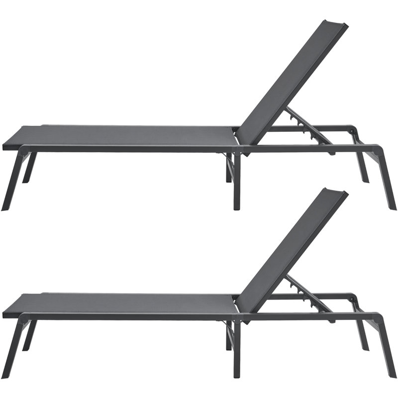 106.7cm Long Chaise Lounge Set