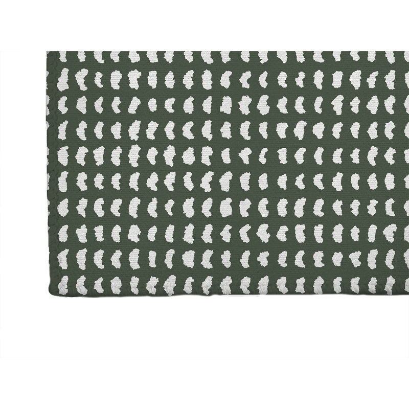 Gio Kids Play Mat, Rectangle 36" x 60", Chimichurri/Green