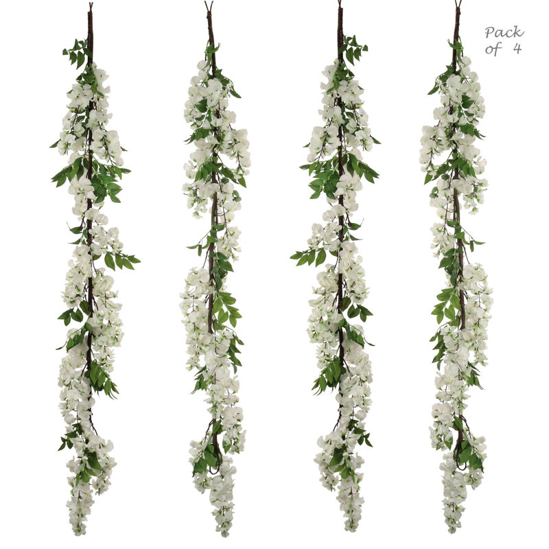 White 5 ft Tall Perfectly Garland