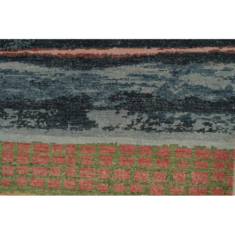 Rug & Kilim's Distressed Abstract Rug in Polychromatic Pattern