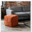 Square Corduroy Woven Design Ottoman-979861070