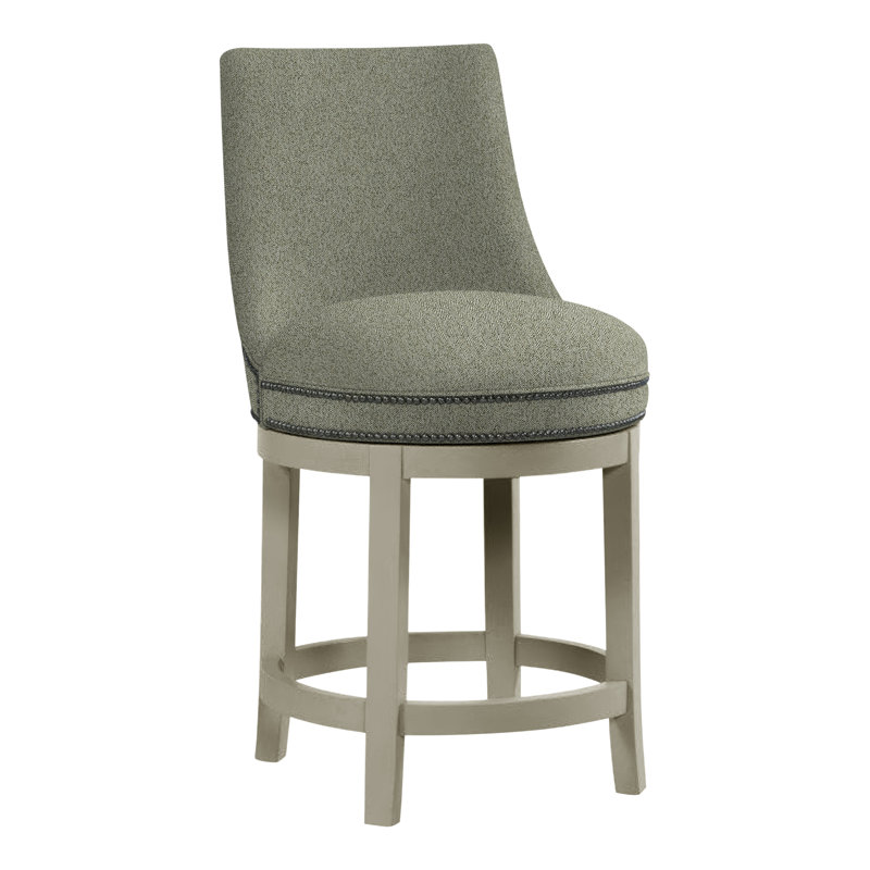 Tabouret de comptoir 26 po Vesper, Amande chamois, Noisette 8794