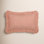 Ruffled Cotton Reversible Throw Pillow