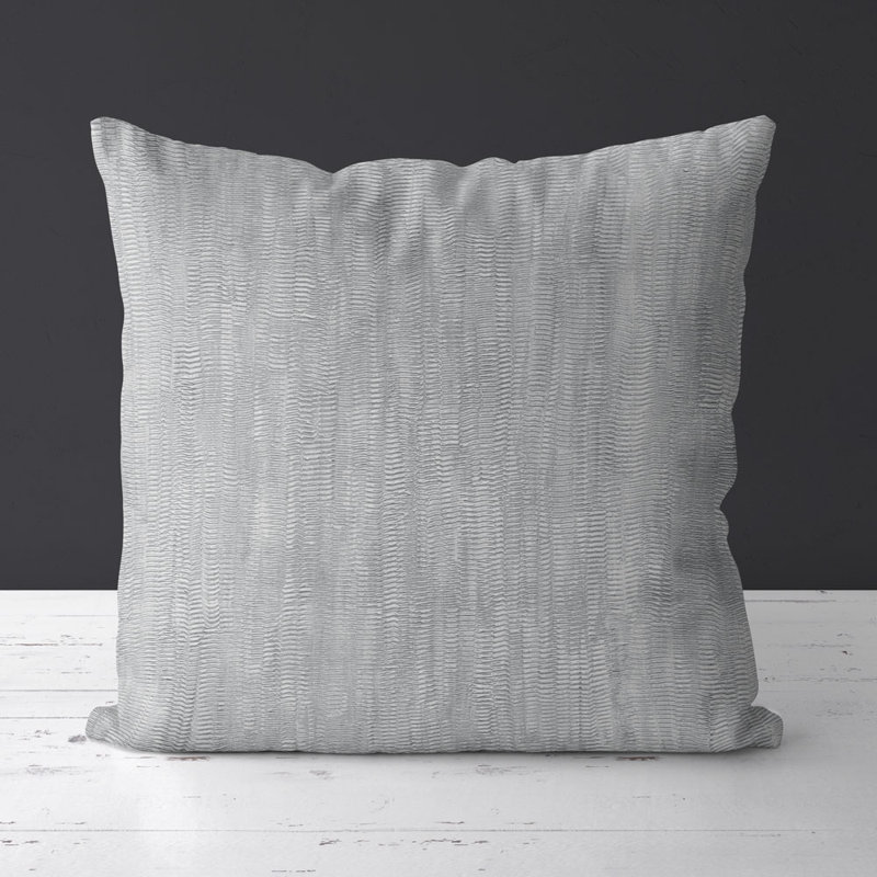 Housse et insert de coussin carré Chaos, gris