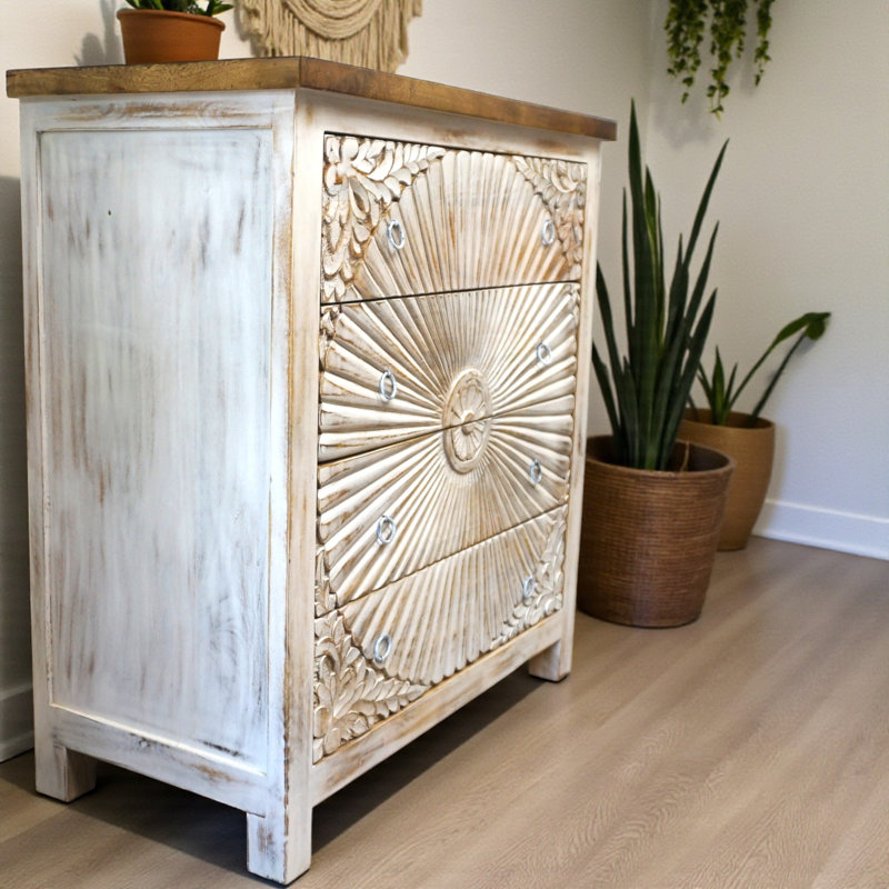 Commode 4 tiroirs Leeyana