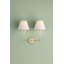 Wedgewood Wall Sconce in Aged Brass and Soft Studio Green by Mark D. Sikes-112642506