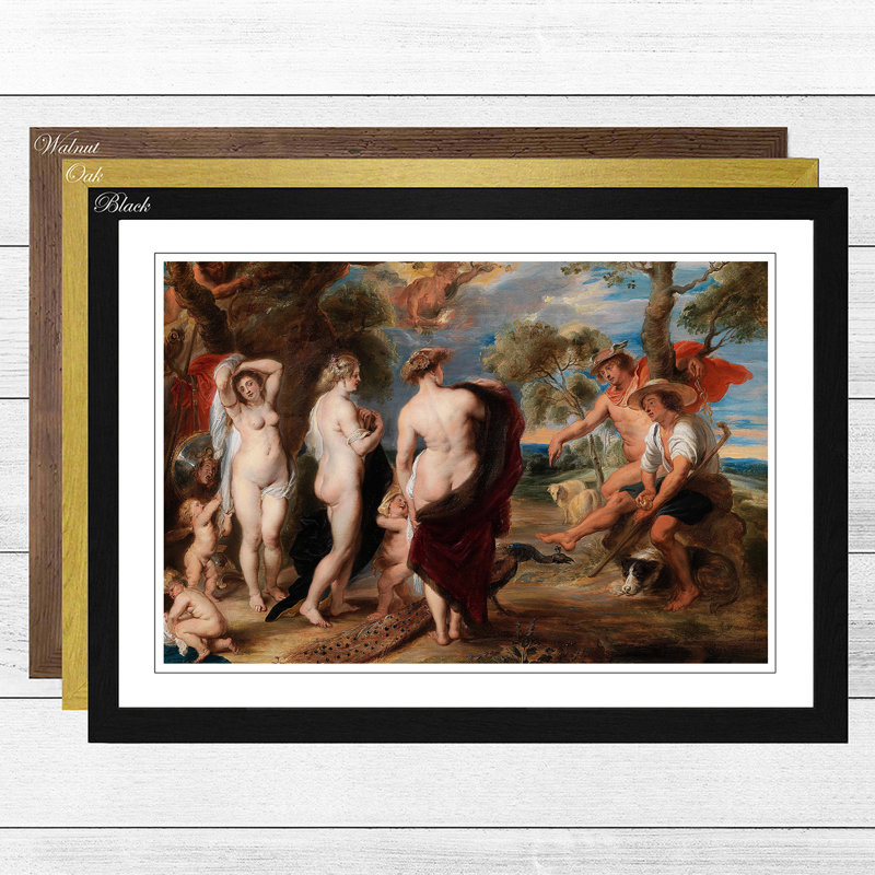 Peter Paul Rubens - Single Picture Frame Painting, Black
