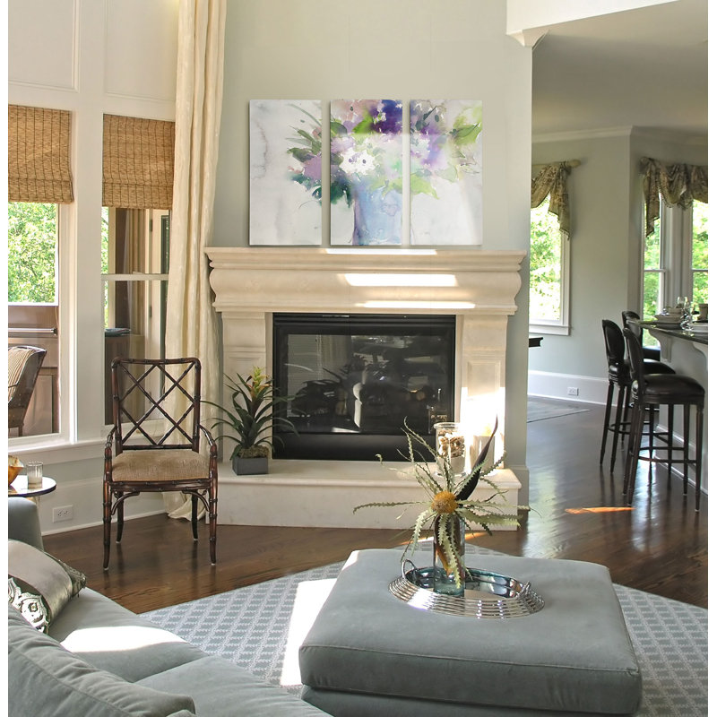 3 - Pieces, 32" H x 48" W x 1.5" D