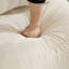 Canapé surdimensionné en forme de L à 4 places en chenille, avec 4 coussins de taille exquise et 1 repose-pieds mobile, conception incurvée ergonomique, canapé modulaire facile à assembler pour le bureau du salon-2097222050