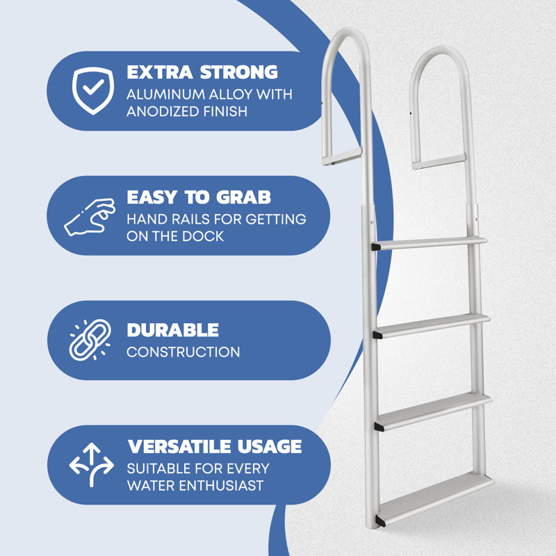Aluminum Small Step Ladder, 69.25'