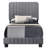 Lodi Twin Box Spring Bed, Gray-1433252397-1433252386