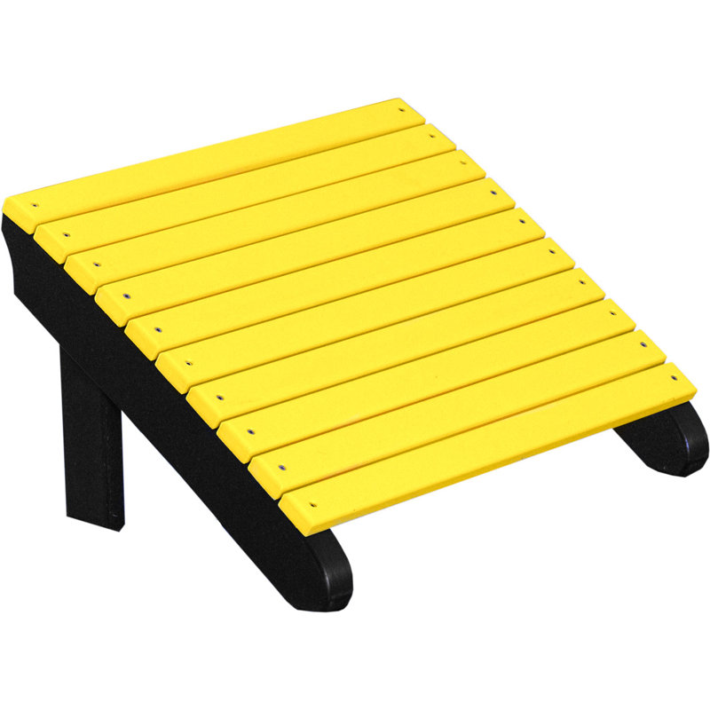 Bowmans Outdoor Adirondack Chair, Yellow/Black